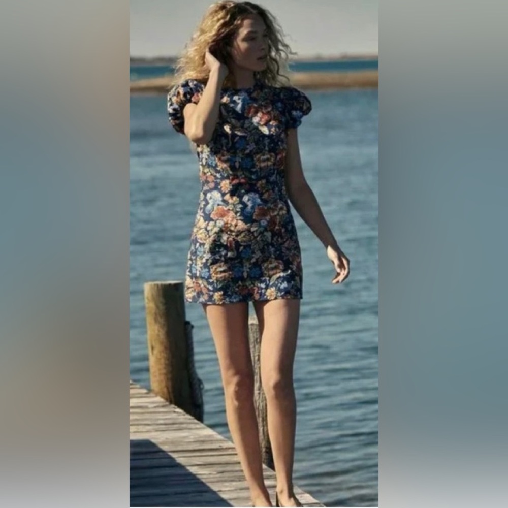 Doen Lyric Dress Liberty Print S NWT